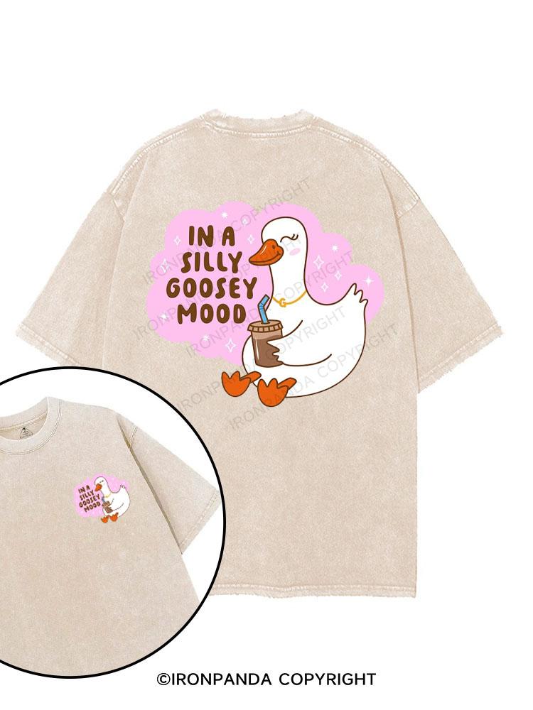 In a Silly Goose Mood printed Gym Shirt
