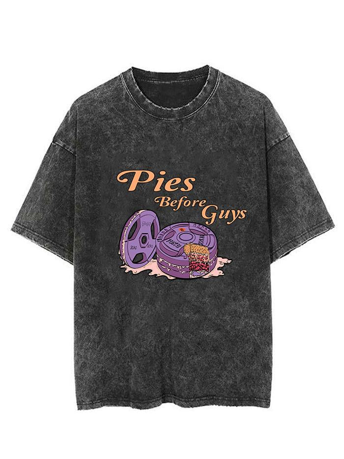 Pies Before Guys Vintage Gym Shirt