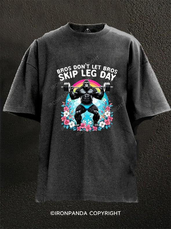 Bros Don't Let Bros Washed Gym Shirt