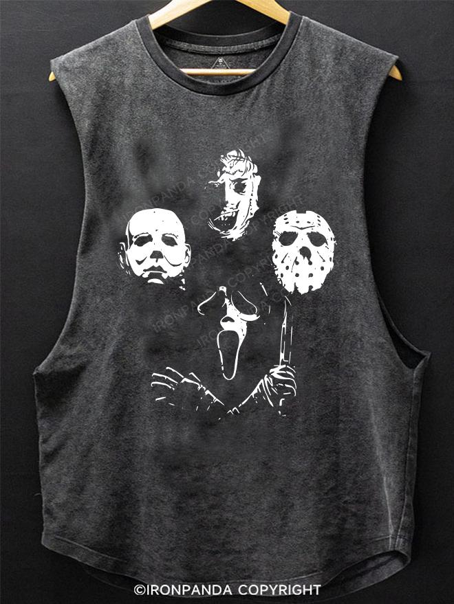 Halloween Fitness Night SCOOP BOTTOM COTTON TANK