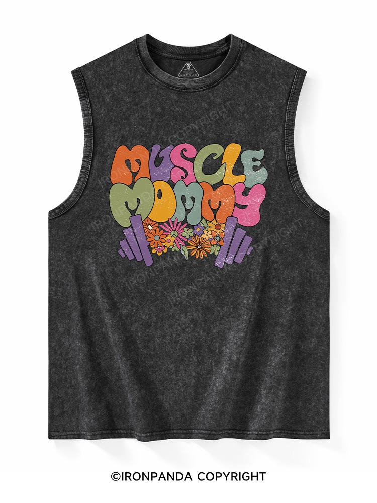 MUSCLE Mom  Washed Tank