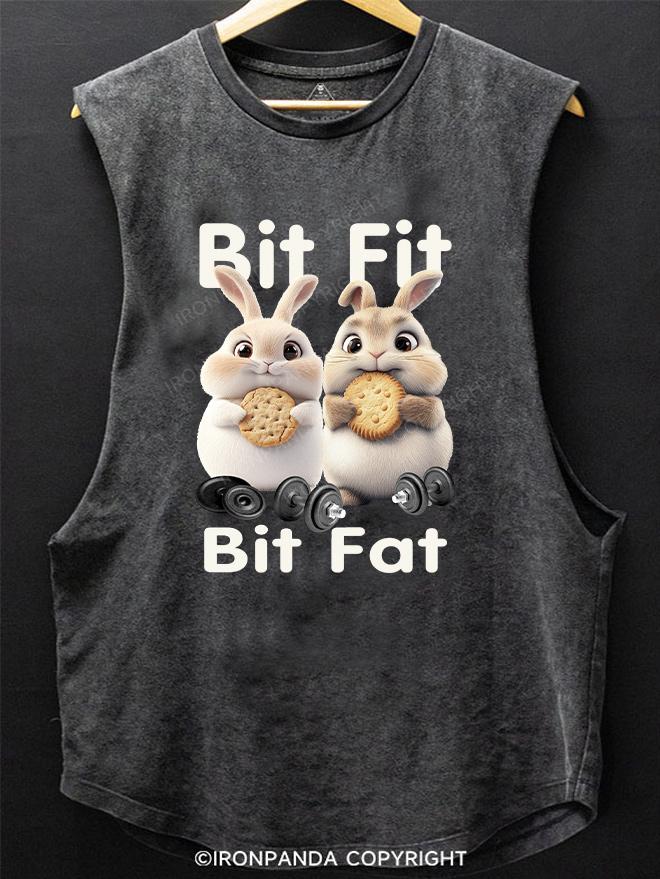 BIT FIT BIT FAT SCOOP BOTTOM COTTON TANK