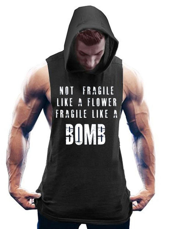 Fragile Like A Bomb Hooded Tank