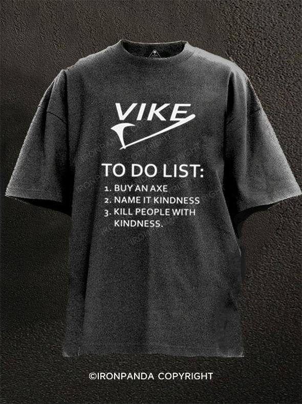 Kill People With Kindness Washed Gym Shirt