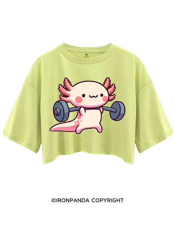 AXOLOTL DEADLIFTING CROP TOPS