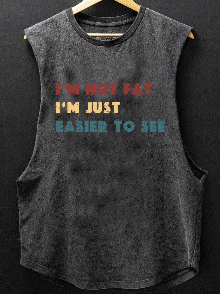 i am not fat BOTTOM COTTON TANK