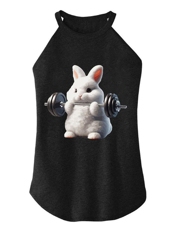 Rabbit weightlifting TRI ROCKER COTTON TANK