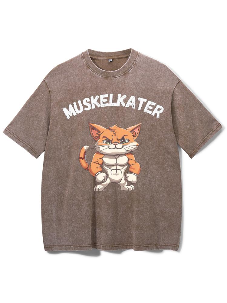 Sore muscles Washed Gym Shirt