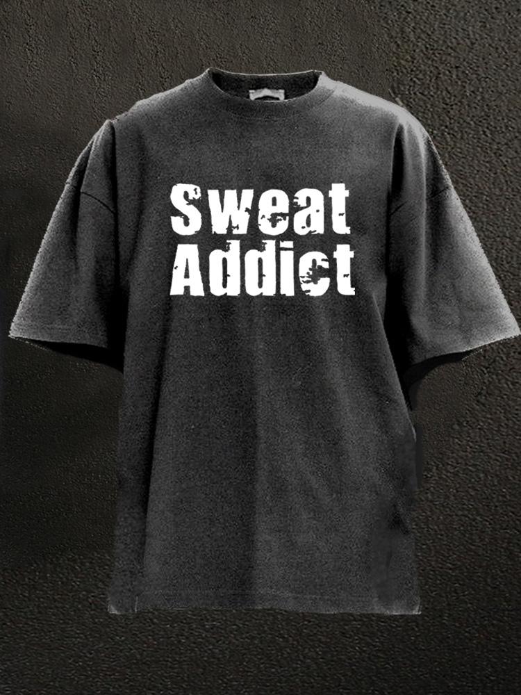 sweat addict Washed Gym Shirt