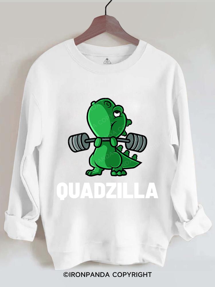 Quad Dinosaur Exercise Gym Sweatshirt