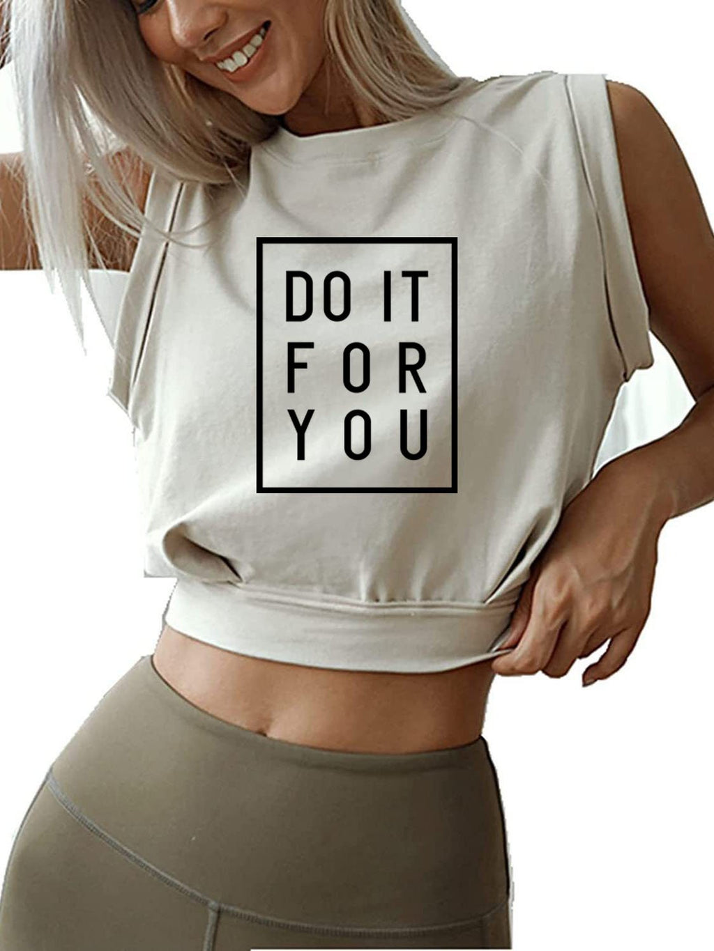 DO IT FOR YOU SLEEVELESS CROP TOPS