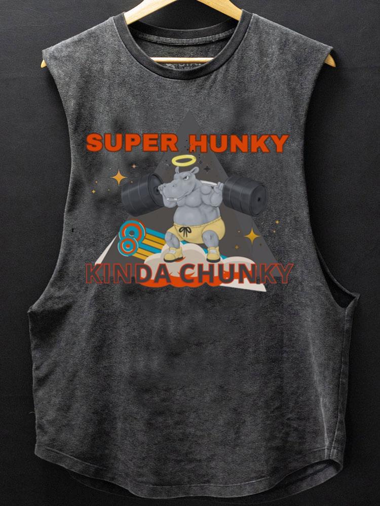 super hunky kinda chunky SCOOP BOTTOM COTTON TANK