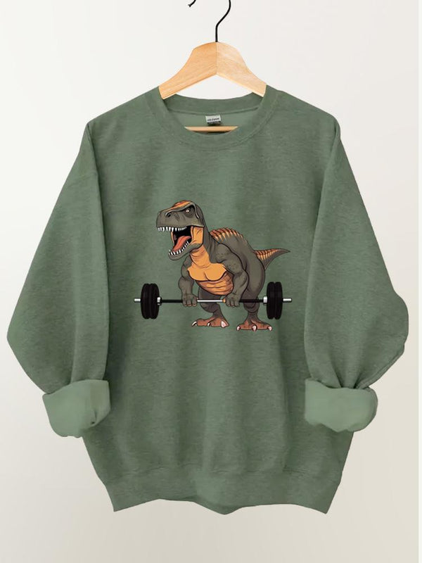 Dinosaur Vintage Gym Sweatshirt