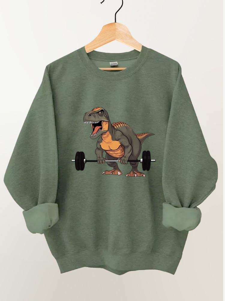 Dinosaur Vintage Gym Sweatshirt