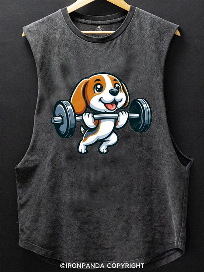 Weightlifting dog SCOOP BOTTOM COTTON TANK