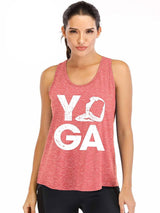 YOGA Loose fit cotton  Gym Tank