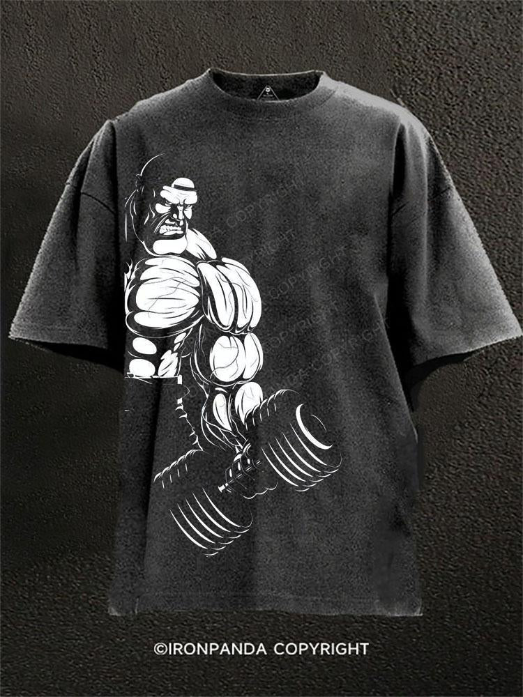 Muscle Man Washed Gym Shirt