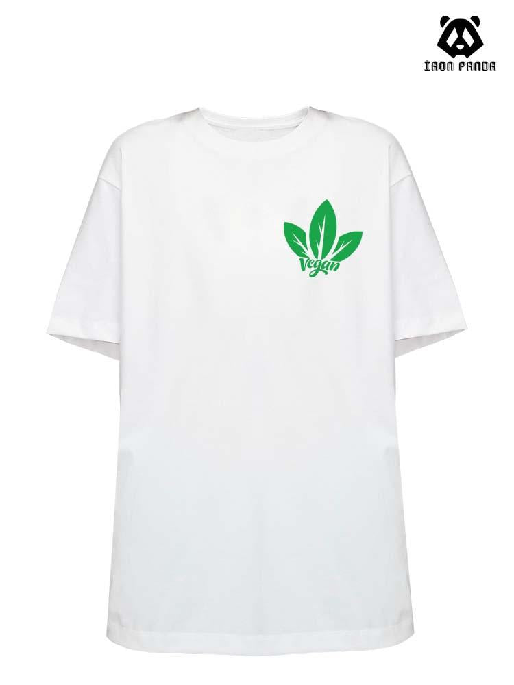 vegan Loose fit cotton  Gym T-shirt