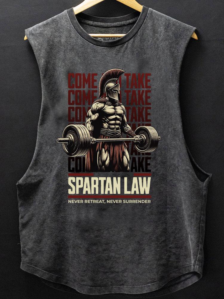 spartan law SCOOP BOTTOM COTTON TANK