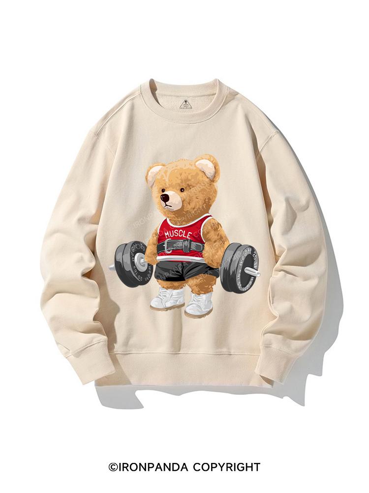EXERCISE BEAR CREWNECK Sweatshirt