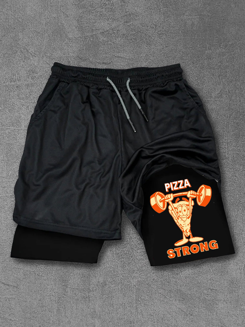 pizza strong Performance Training Shorts