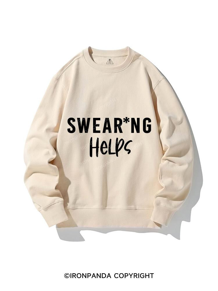 SWEAR*NG HELPS CREWNECK Sweatshirt