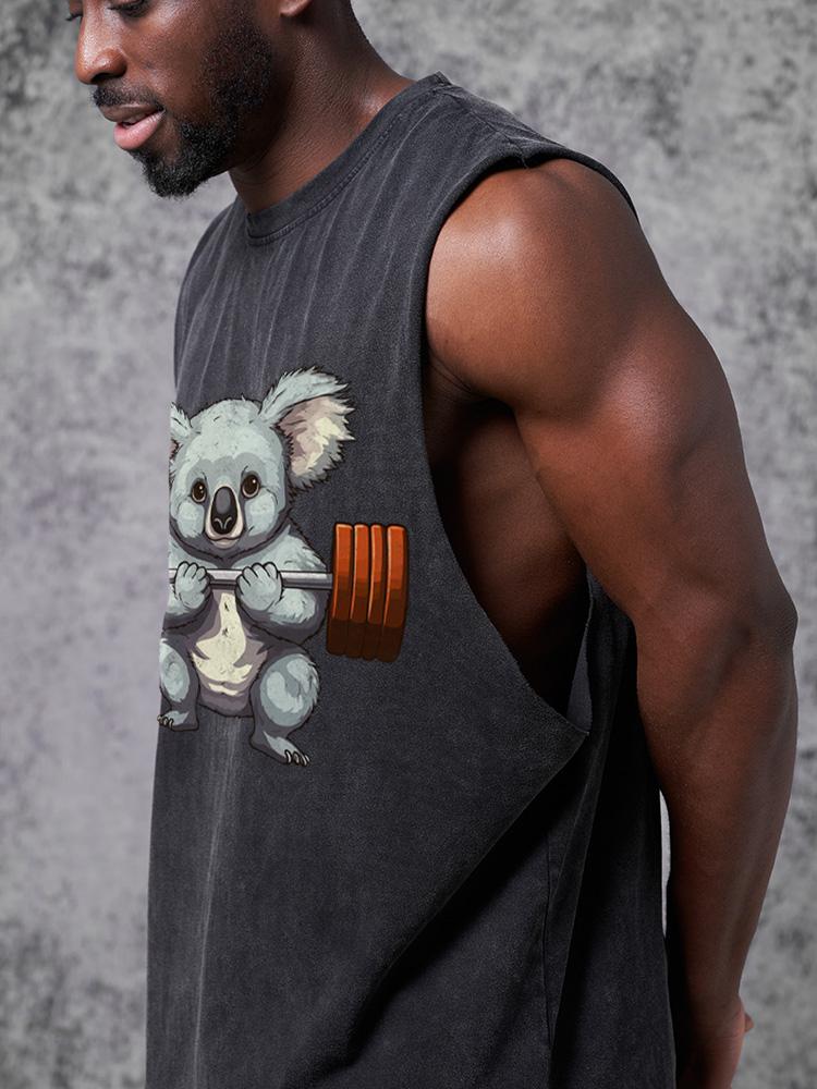 weightlifting koala SCOOP BOTTOM COTTON TANK