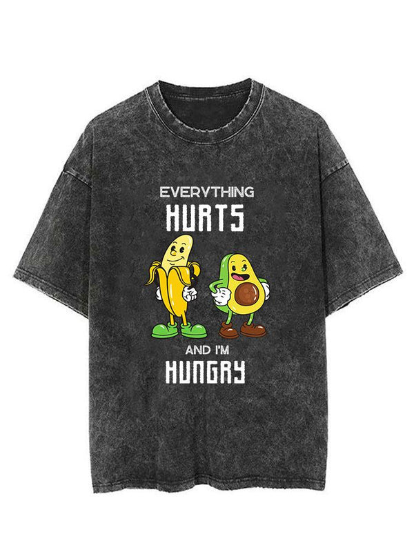 Food collection everything hurts and I'm hungry Vintage Gym Shirt
