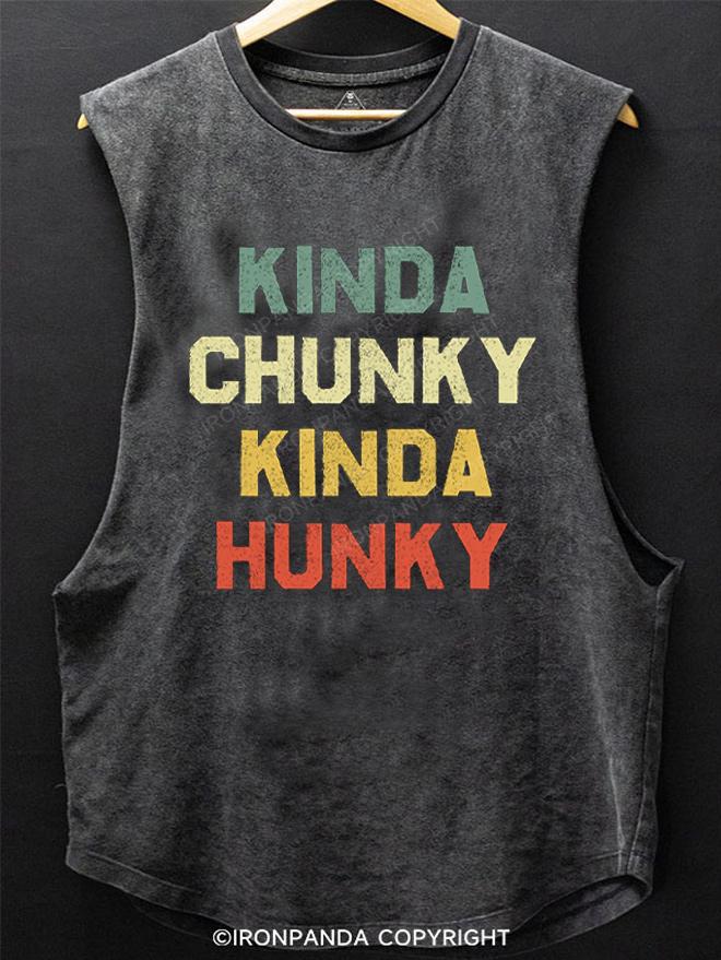 Kinda Chunky Kinda Hunky SCOOP BOTTOM COTTON TANK
