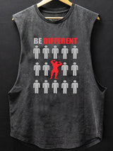 be different SCOOP BOTTOM COTTON TANK