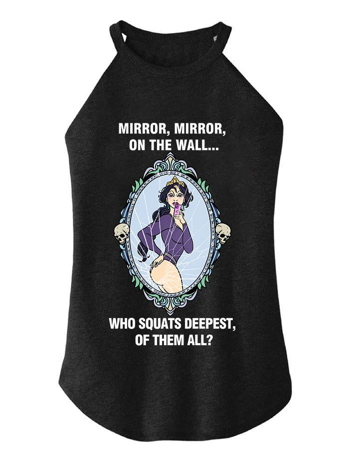 who squats deepest of them all ROCKER COTTON TANK
