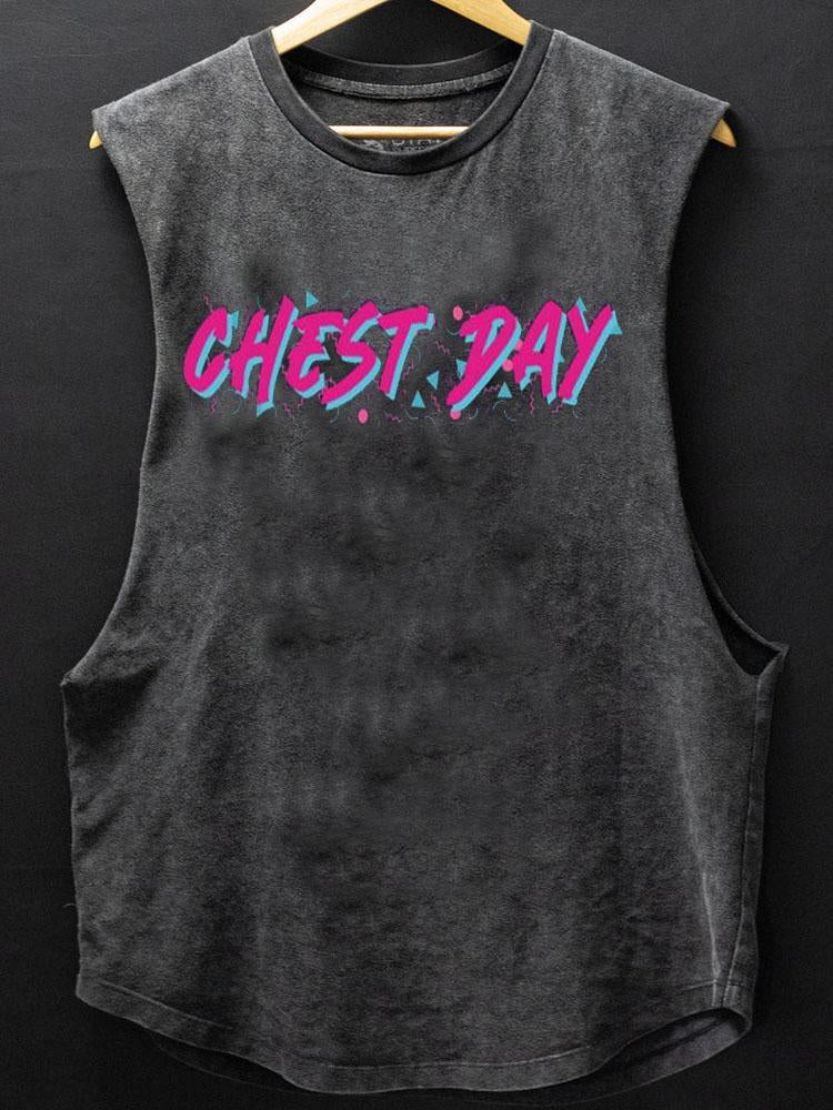 Chest Day Scoop Bottom Cotton Tank
