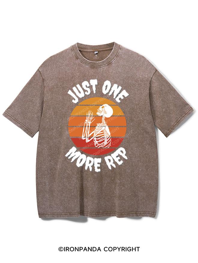 JUST ONE MORE REP VINTAGE GYM SHIRT