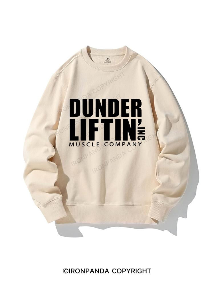 dunder lifting muscle company CREWNECK Sweatshirt