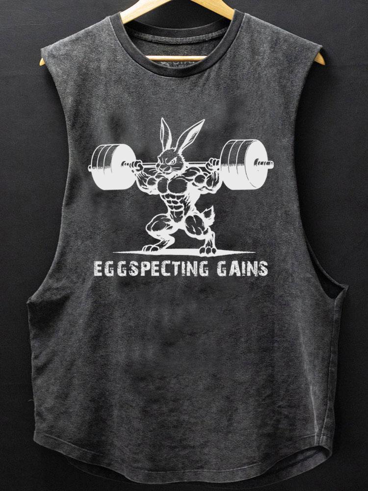 eggspecting gains SCOOP BOTTOM COTTON TANK