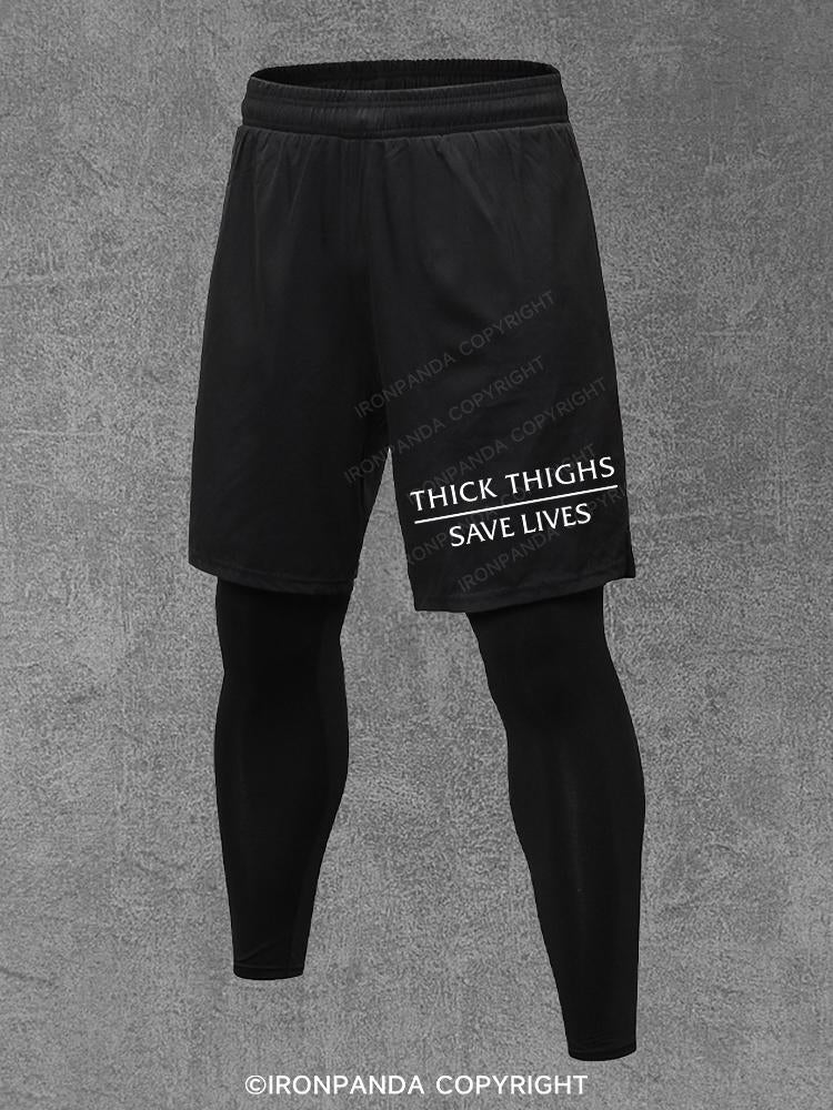 thick thighs save lives Performance Training Pants