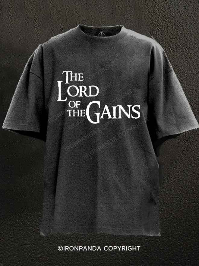 Lord of the gains Washed Gym Shirt