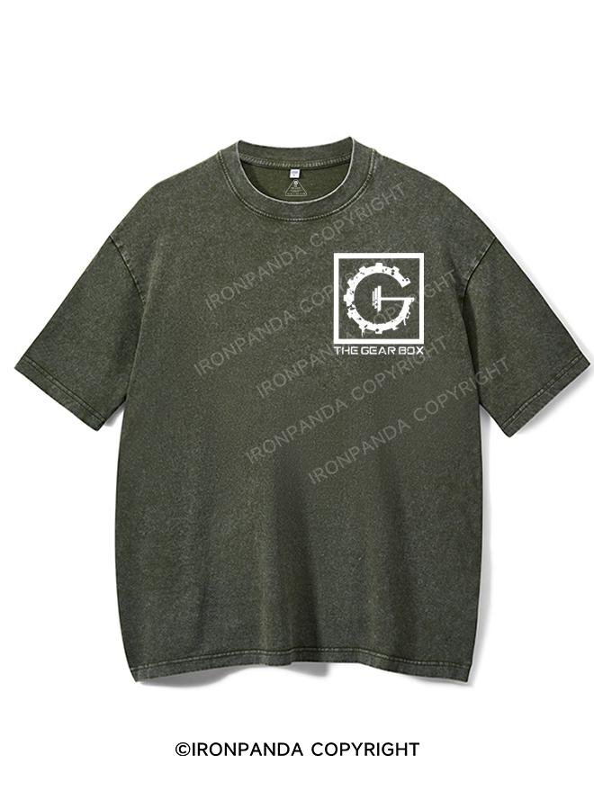 The Gear Box Washed Gym Shirt