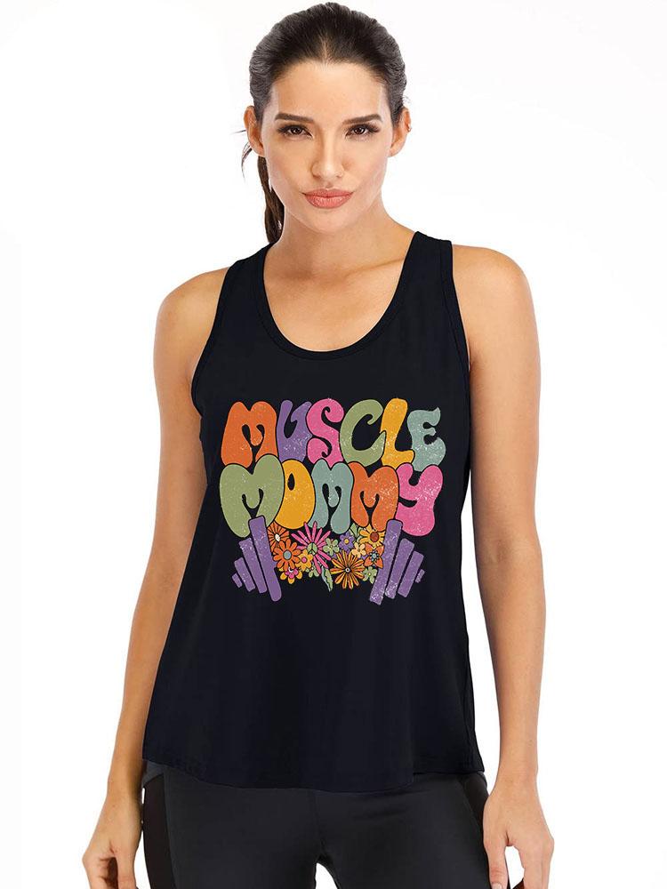 Muscle Mom  Cotton Gym Tank