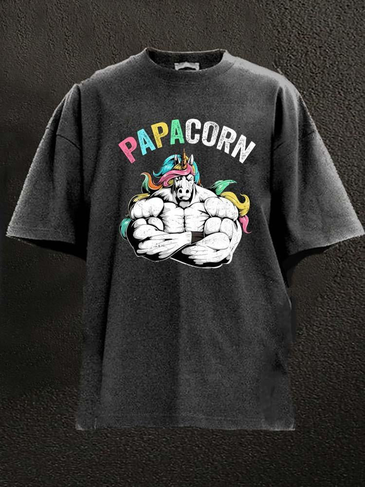 PAPACORN Washed Gym Shirt