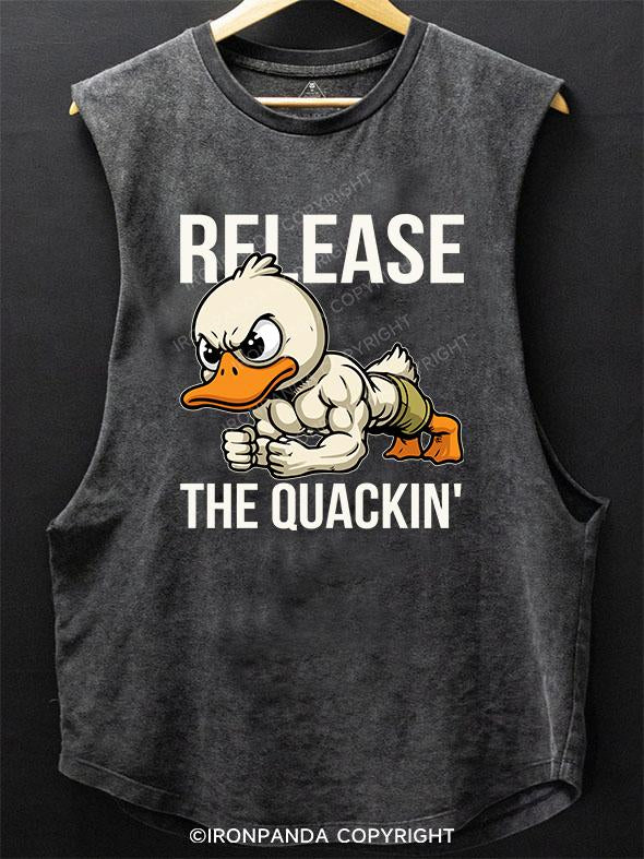 release the quackin' SCOOP BOTTOM COTTON TANK