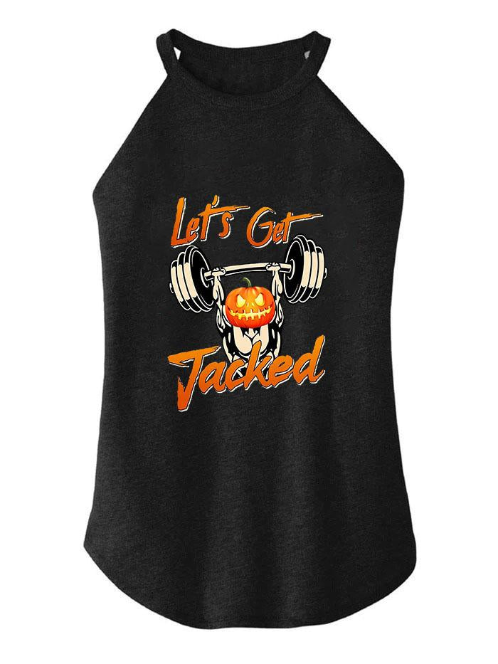 LETS GET JACKED TRI ROCKER COTTON TANK