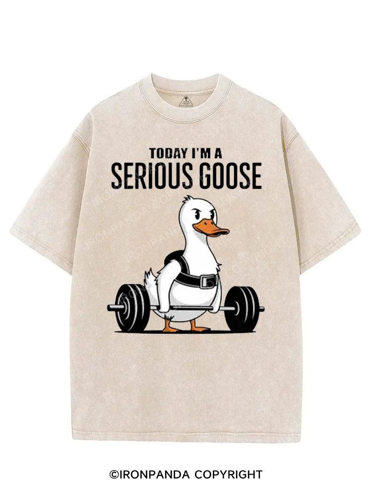 TODAY I'M A SERIOUS GOOSE VINTAGE GYM SHIRT