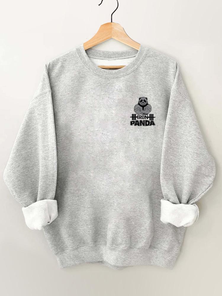 Ironpanda Brand Vintage Gym Sweatshirt