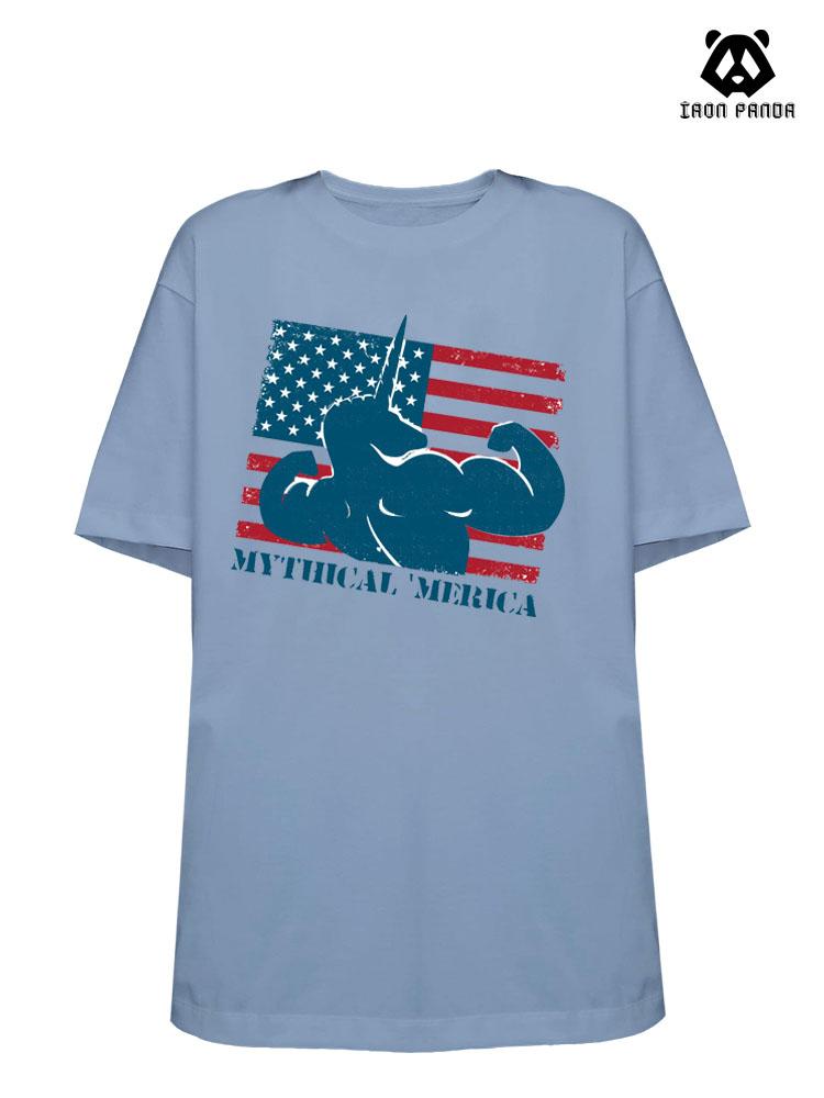 unicorn Loose fit cotton  Gym T-shirt