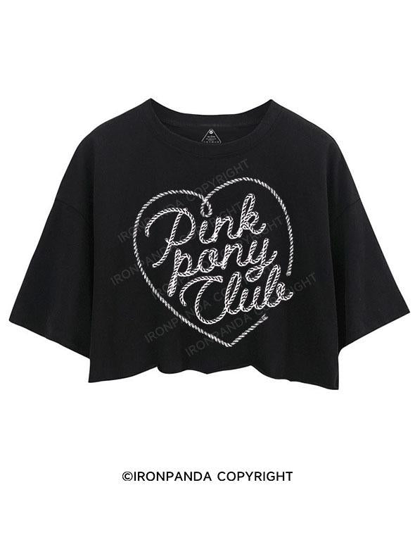 PINK PONY CLUB CROP TOPS