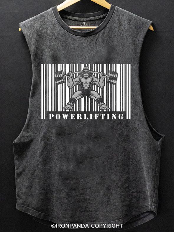 gorilla Powerlifting SCOOP BOTTOM COTTON TANK