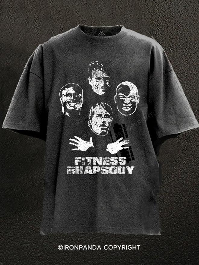 FITNESS RHAPSODY Washed Gym Shirt