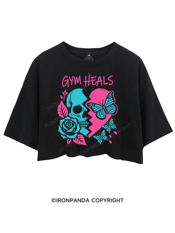 GYM HEALS CROP TOPS