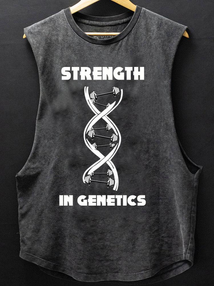 strength in genetics SCOOP BOTTOM COTTON TANK